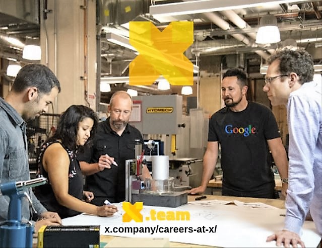 X Team, X Company, Google, Alphabet, Moonshot